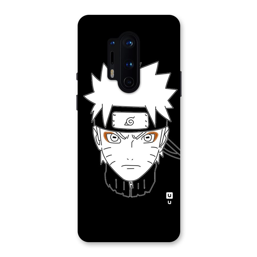 Naruto Black and White Art Back Case for OnePlus 8 Pro