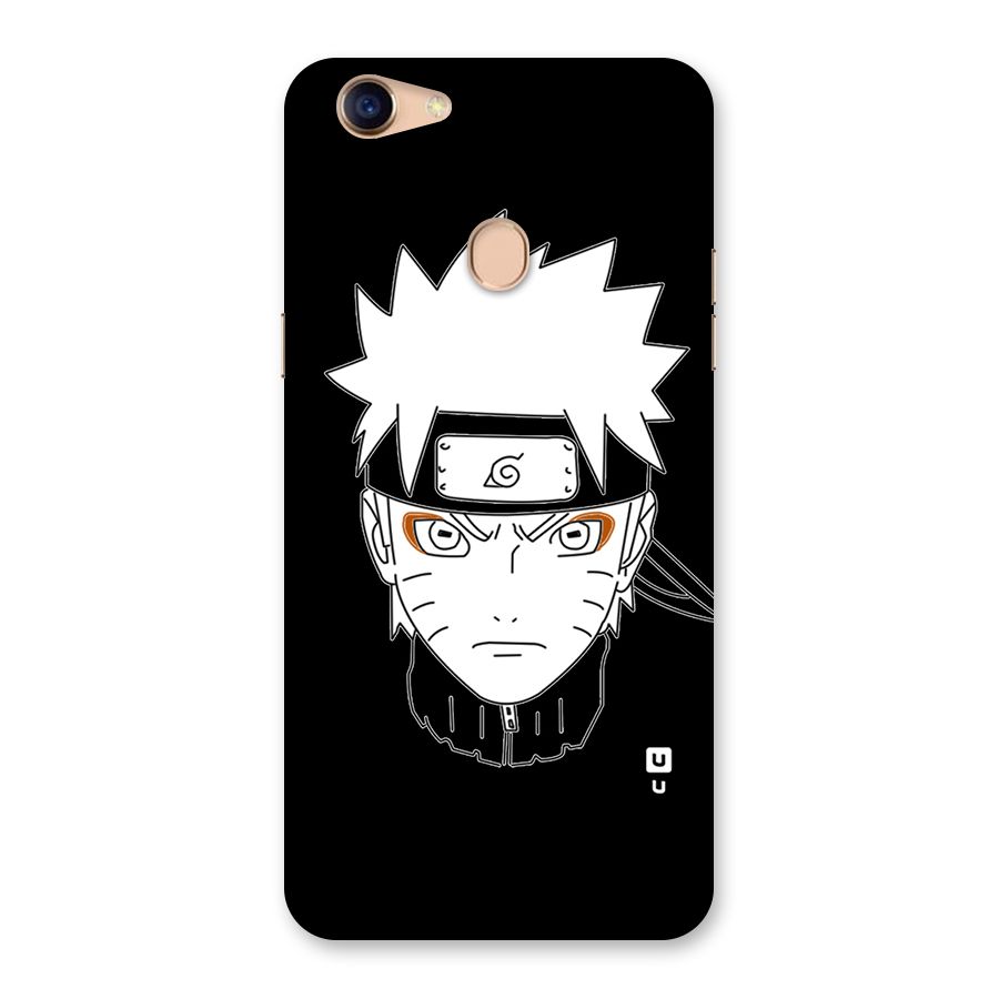 Naruto Black and White Art Back Case for Oppo F5 Youth