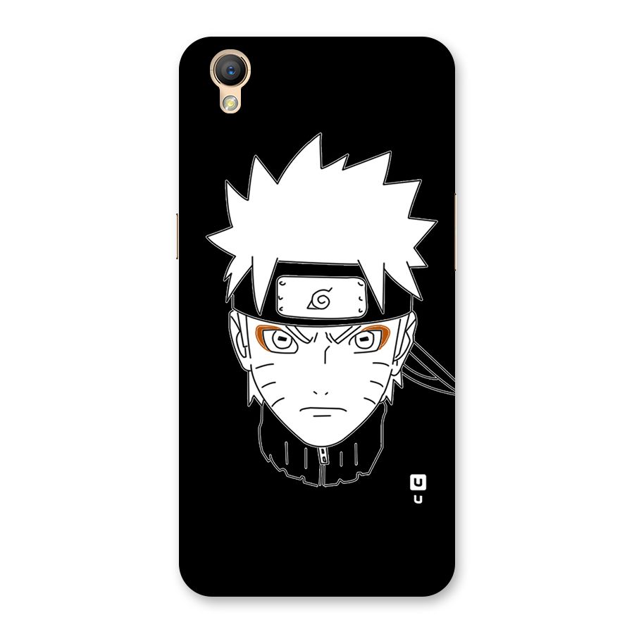 Naruto Black and White Art Back Case for Oppo A37