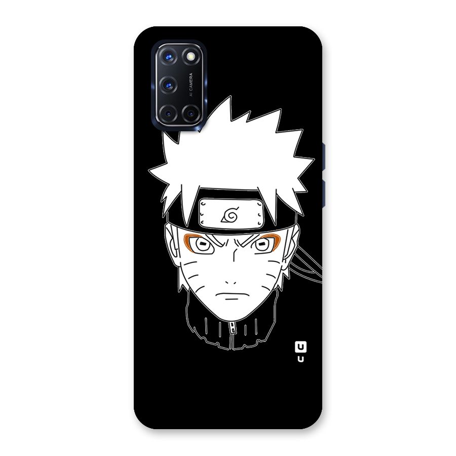 Naruto Black and White Art Back Case for Oppo A52