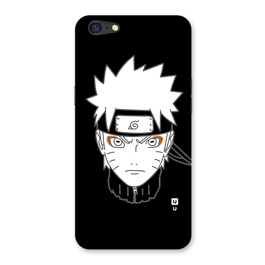 Naruto Black and White Art Back Case for Oppo A71