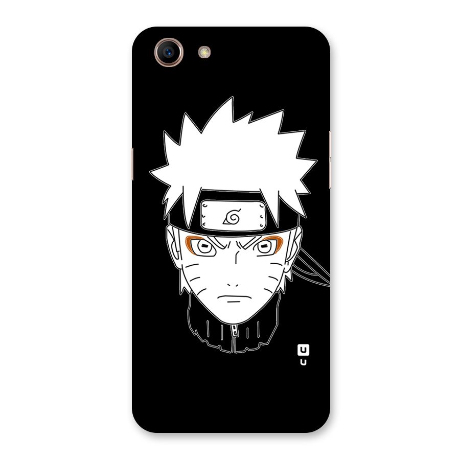 Naruto Black and White Art Back Case for Oppo A83 (2018)