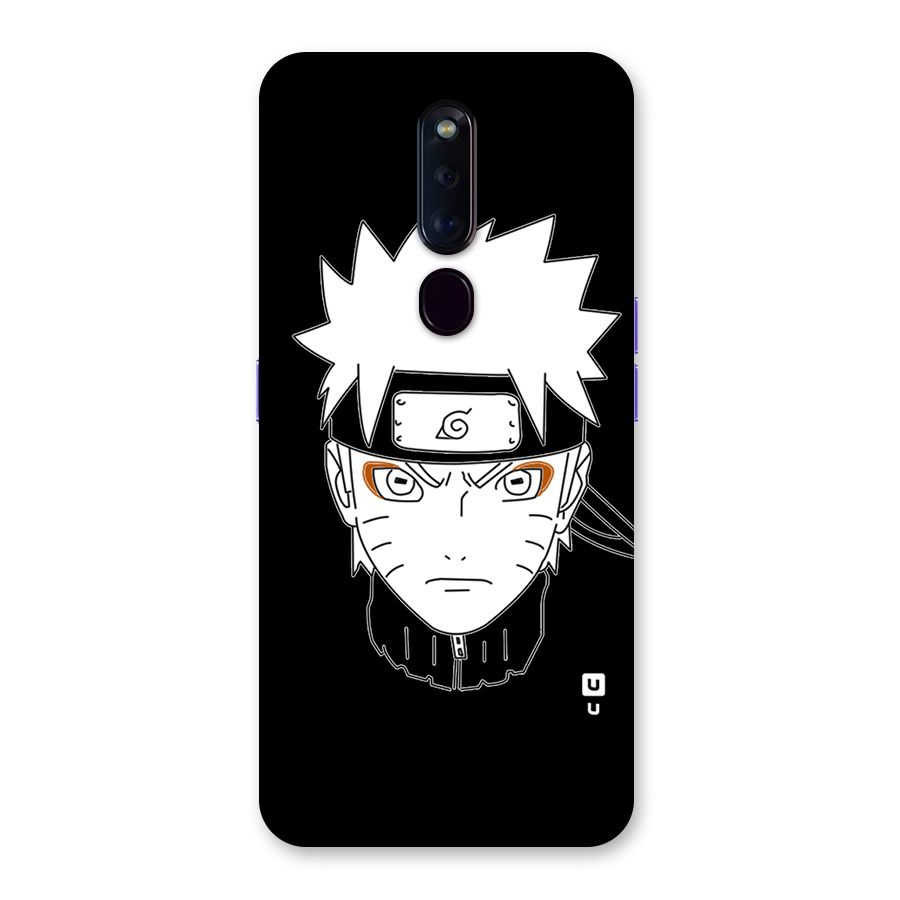 Naruto Black and White Art Back Case for Oppo F11 Pro