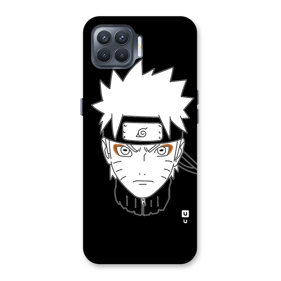 Naruto Black and White Art Back Case for Oppo F17 Pro