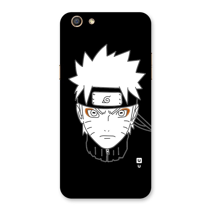 Naruto Black and White Art Back Case for Oppo F3