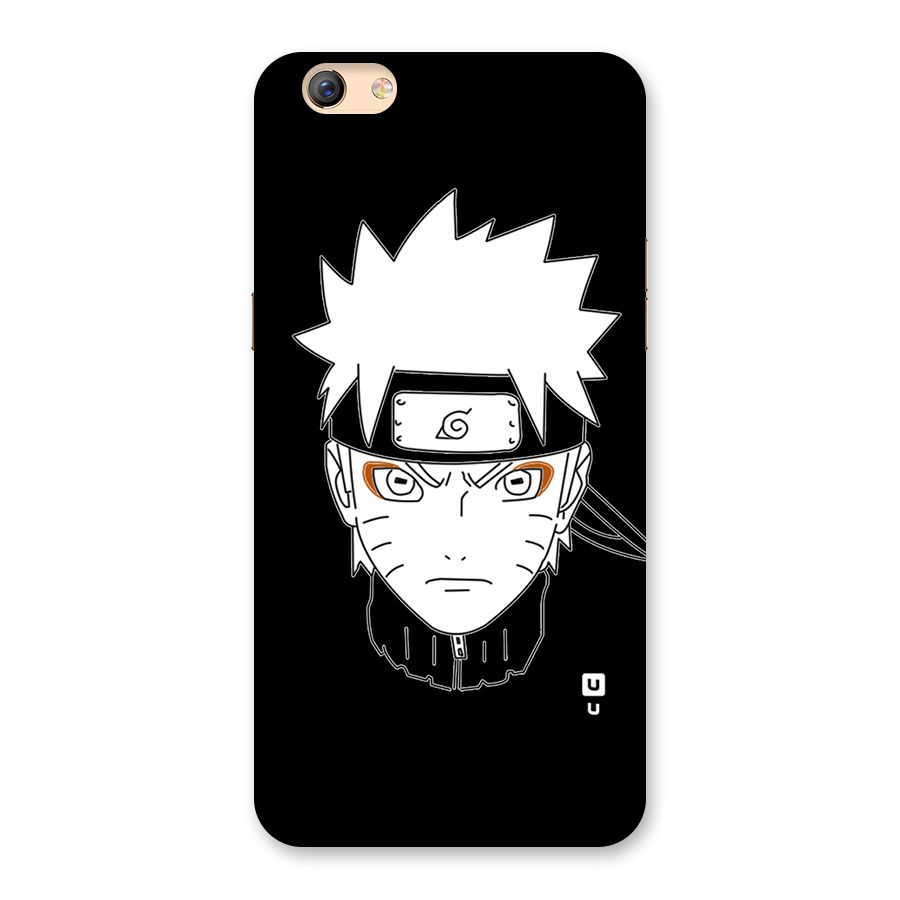 Naruto Black and White Art Back Case for Oppo F3 Plus