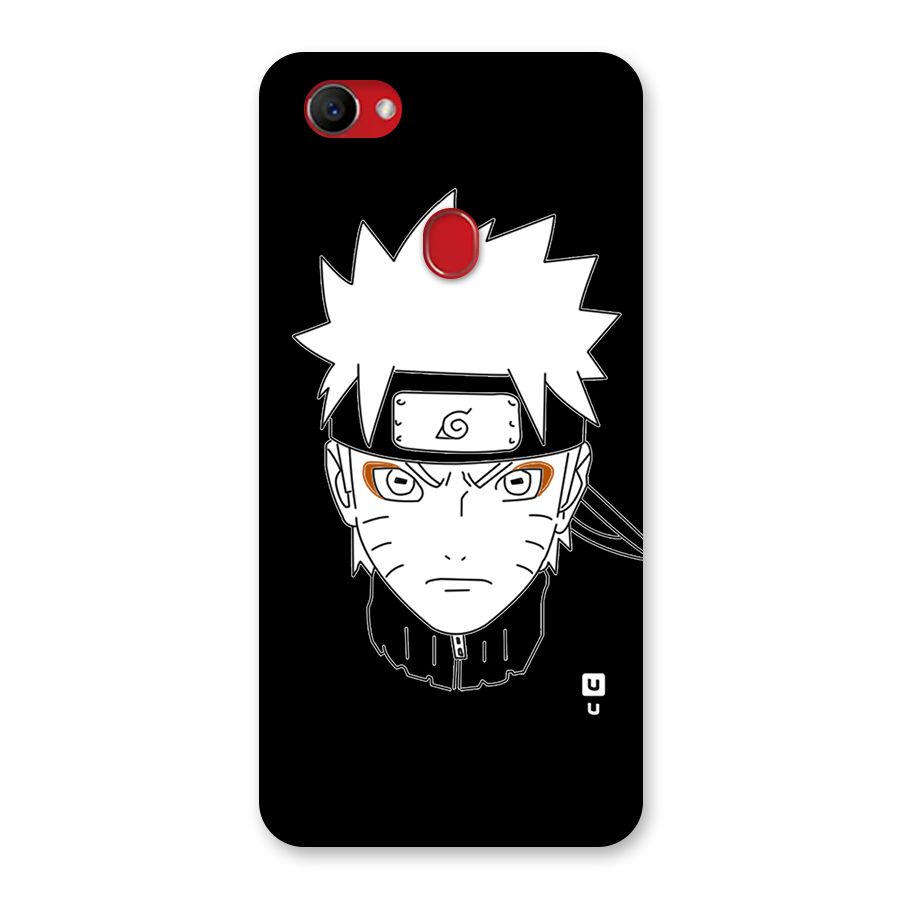 Naruto Black and White Art Back Case for Oppo F7