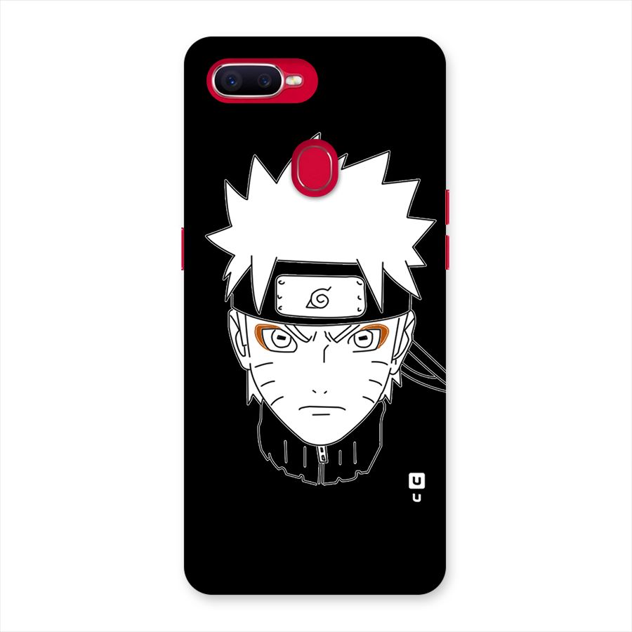 Naruto Black and White Art Back Case for Oppo F9 Pro