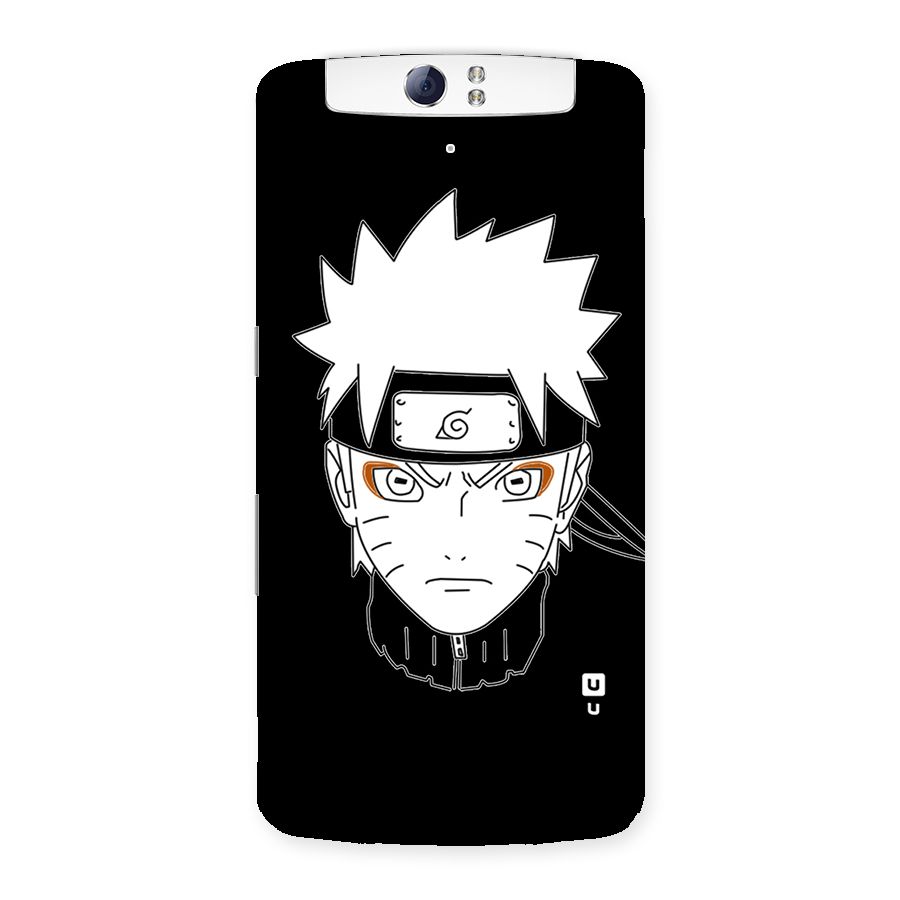 Naruto Black and White Art Back Case for Oppo N1