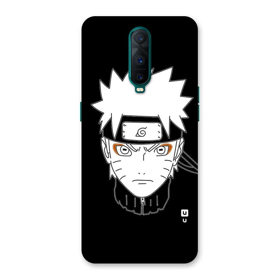 Naruto Black and White Art Back Case for Oppo R17 Pro