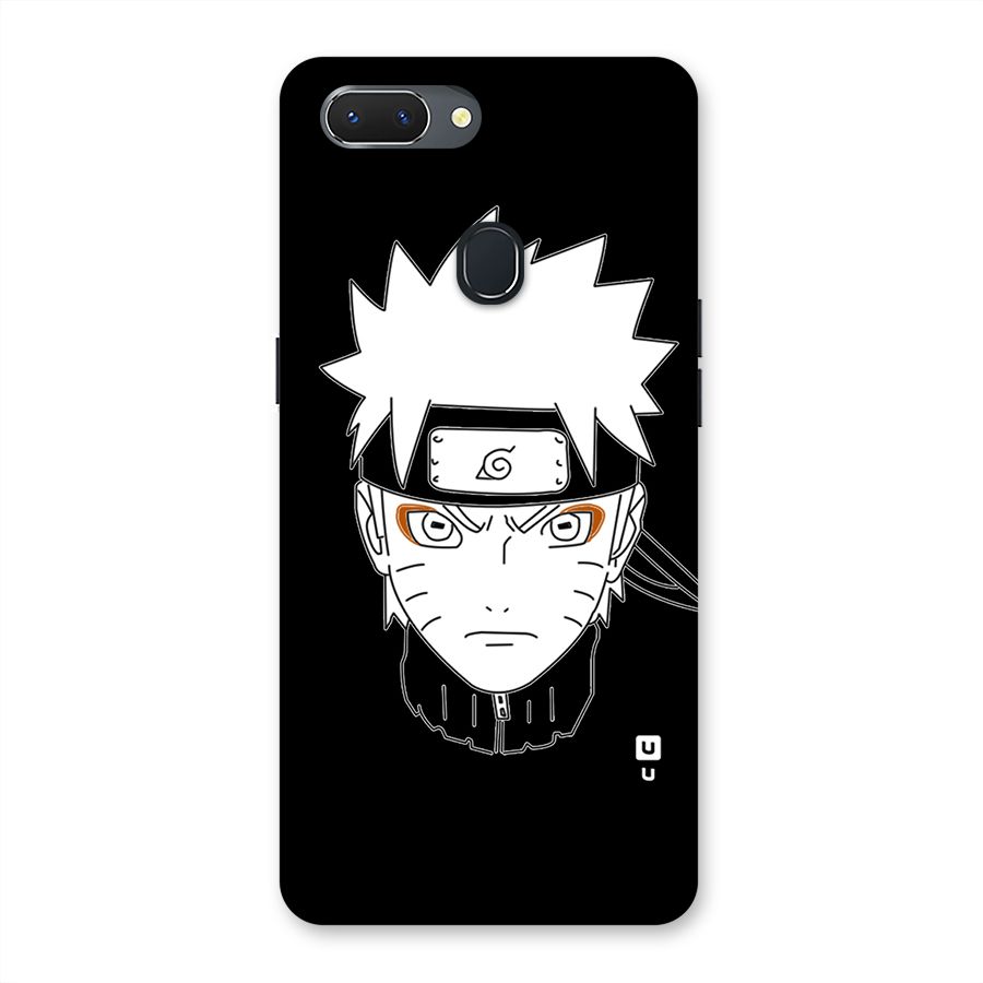 Naruto Black and White Art Back Case for Oppo Realme 2