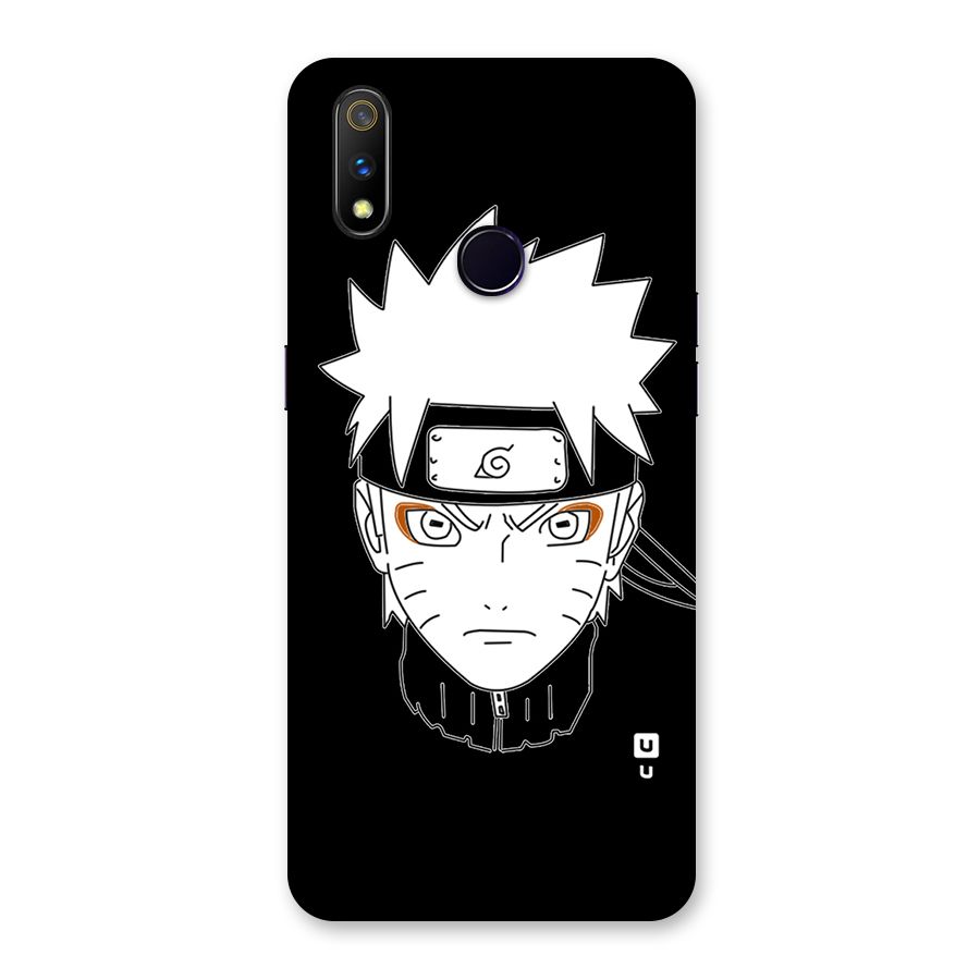 Naruto Black and White Art Back Case for Realme 3 Pro