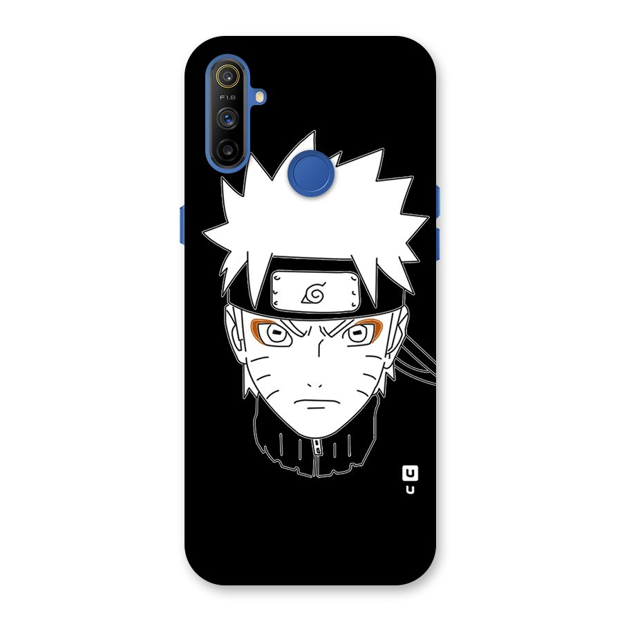 Naruto Black and White Art Back Case for Realme Narzo 10A