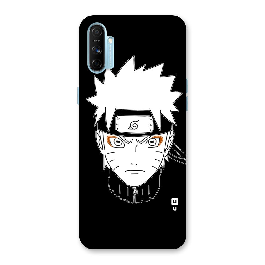 Naruto Black and White Art Back Case for Realme Narzo 20A