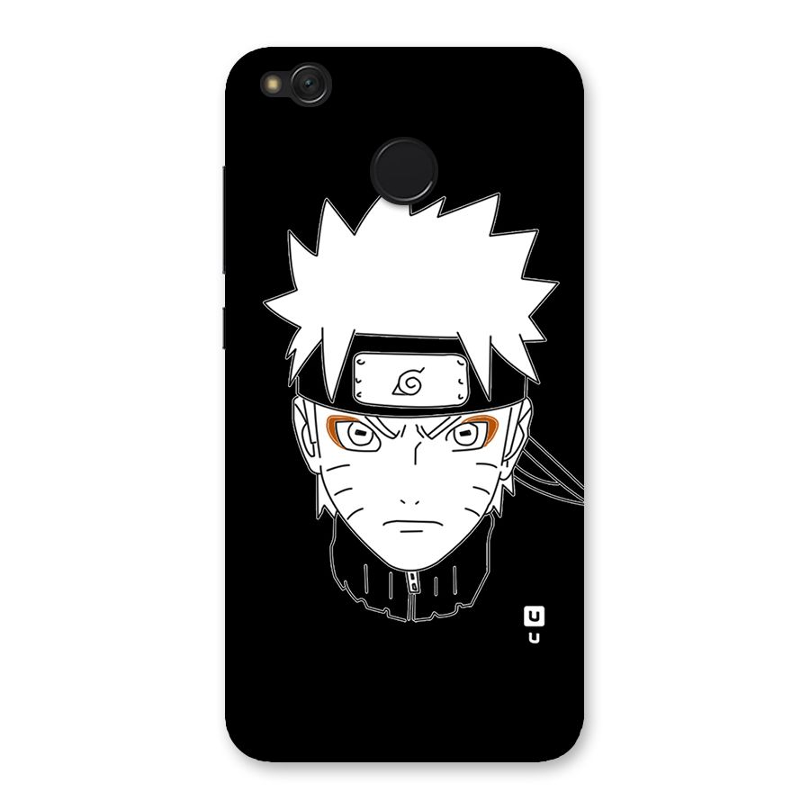 Naruto Black and White Art Back Case for Redmi 4