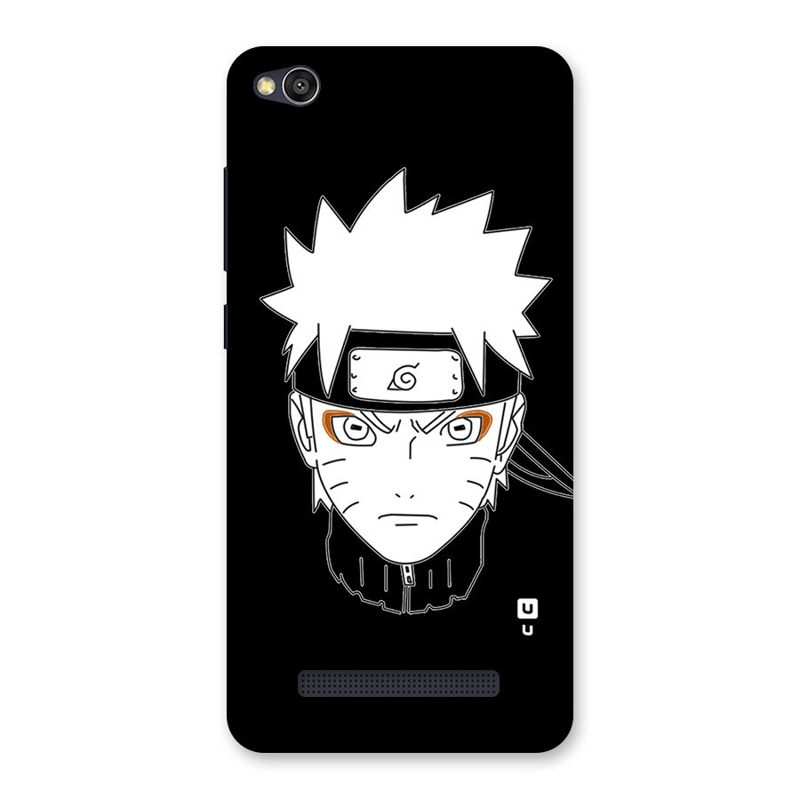 Naruto Black and White Art Back Case for Redmi 4A