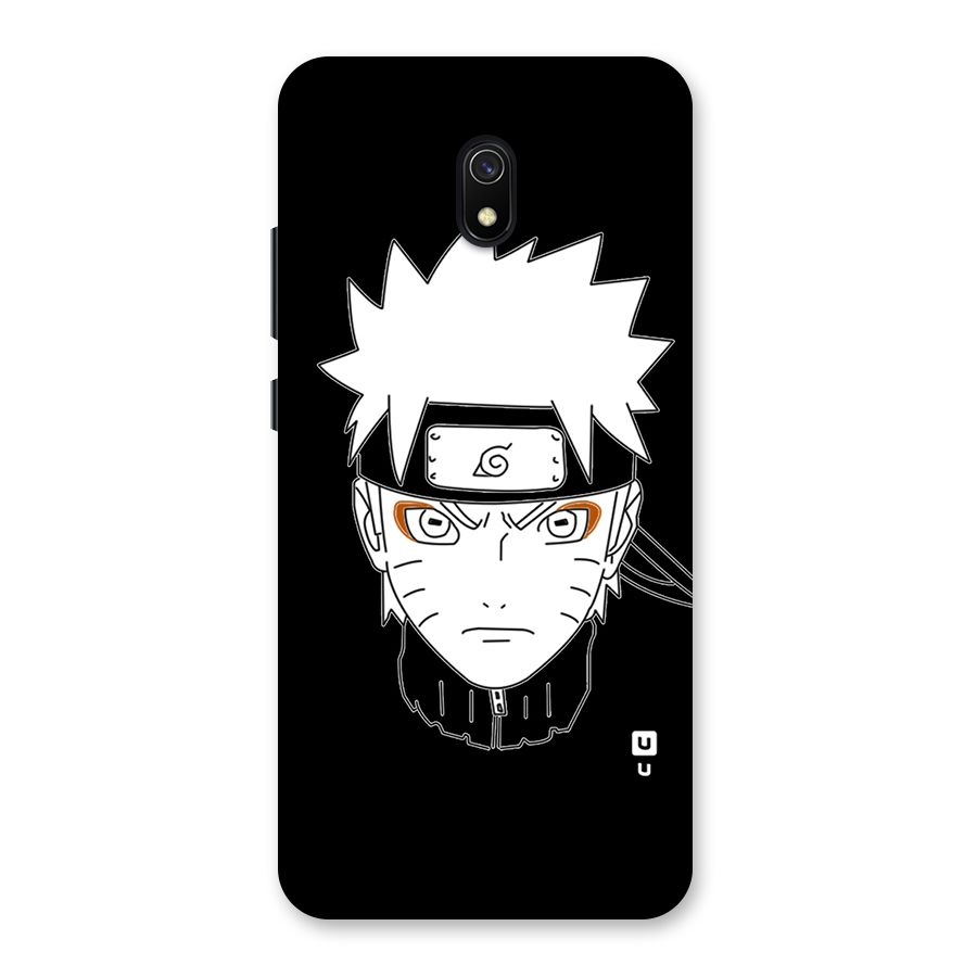 Naruto Black and White Art Back Case for Redmi 8A