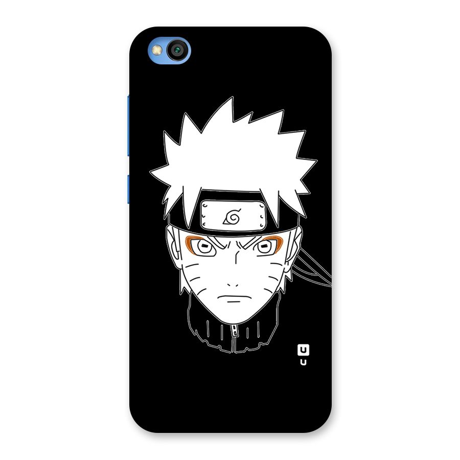 Naruto Black and White Art Back Case for Redmi Go