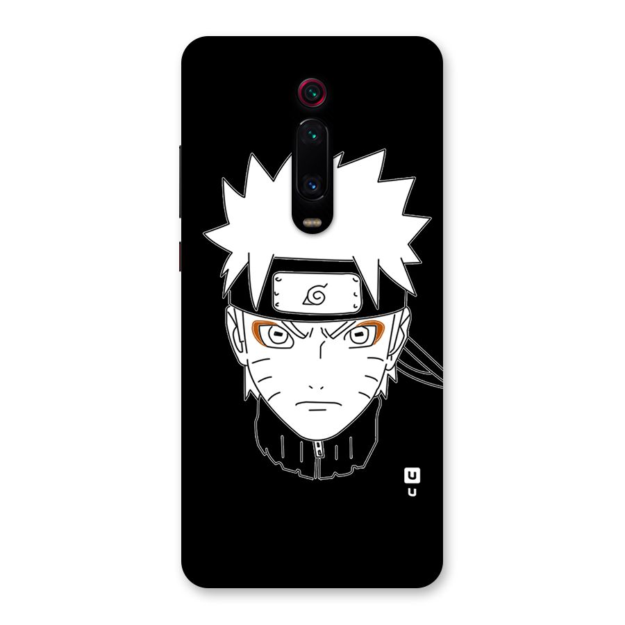 Naruto Black and White Art Back Case for Redmi K20