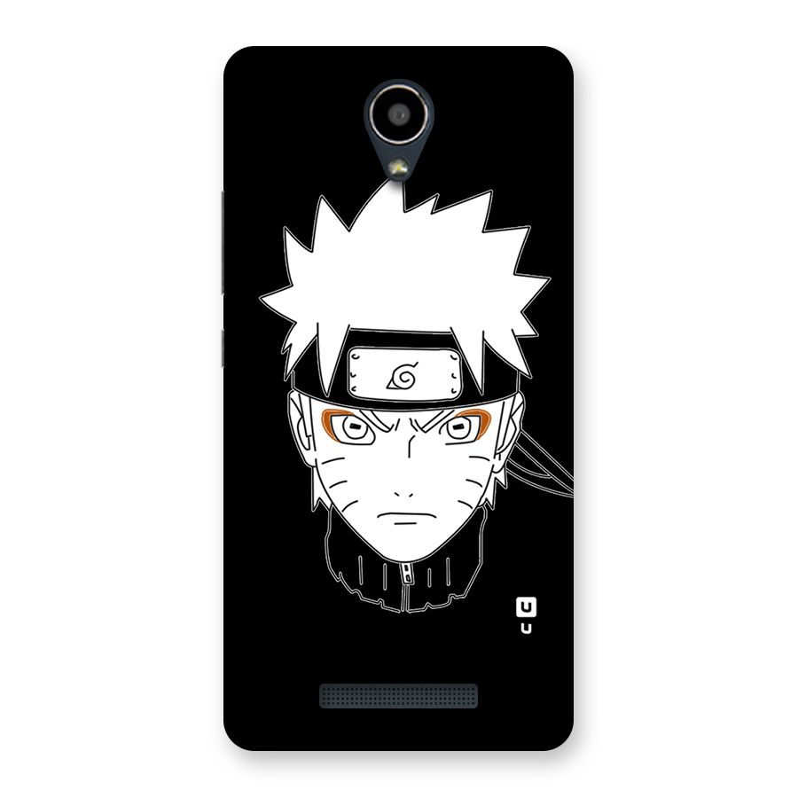 Naruto Black and White Art Back Case for Redmi Note 2