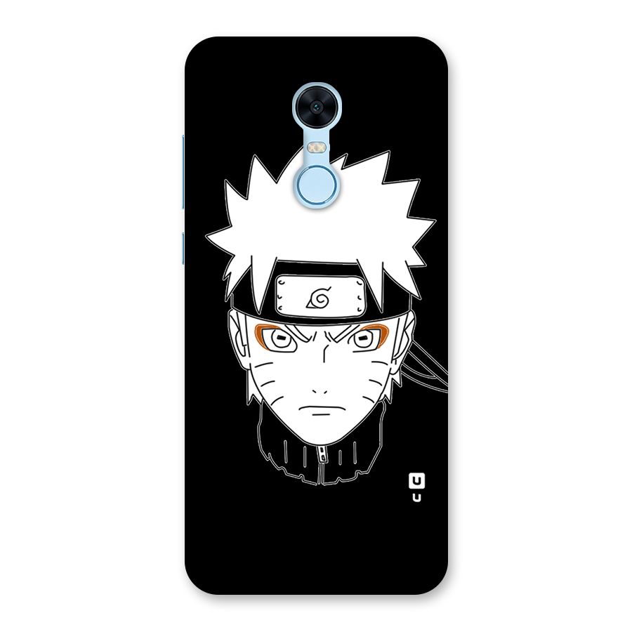 Naruto Black and White Art Back Case for Redmi Note 5