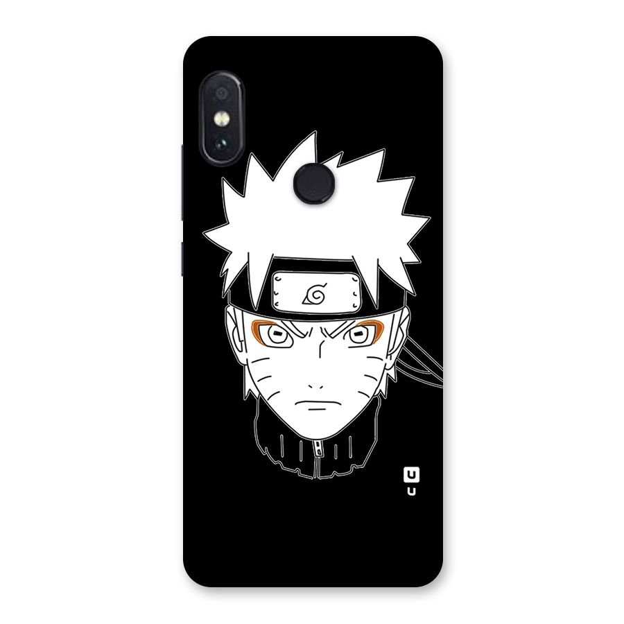 Naruto Black and White Art Back Case for Redmi Note 5 Pro