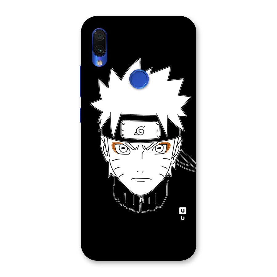 Naruto Black and White Art Back Case for Redmi Note 7S