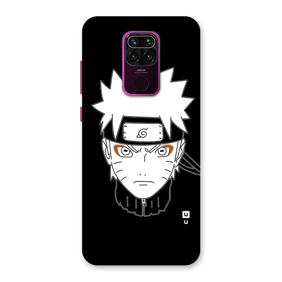 Naruto Black and White Art Back Case for Redmi Note 9