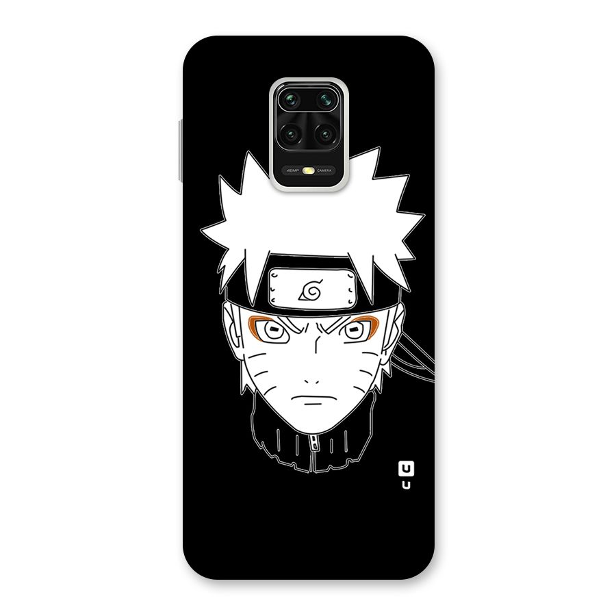 Naruto Black and White Art Back Case for Redmi Note 9 Pro