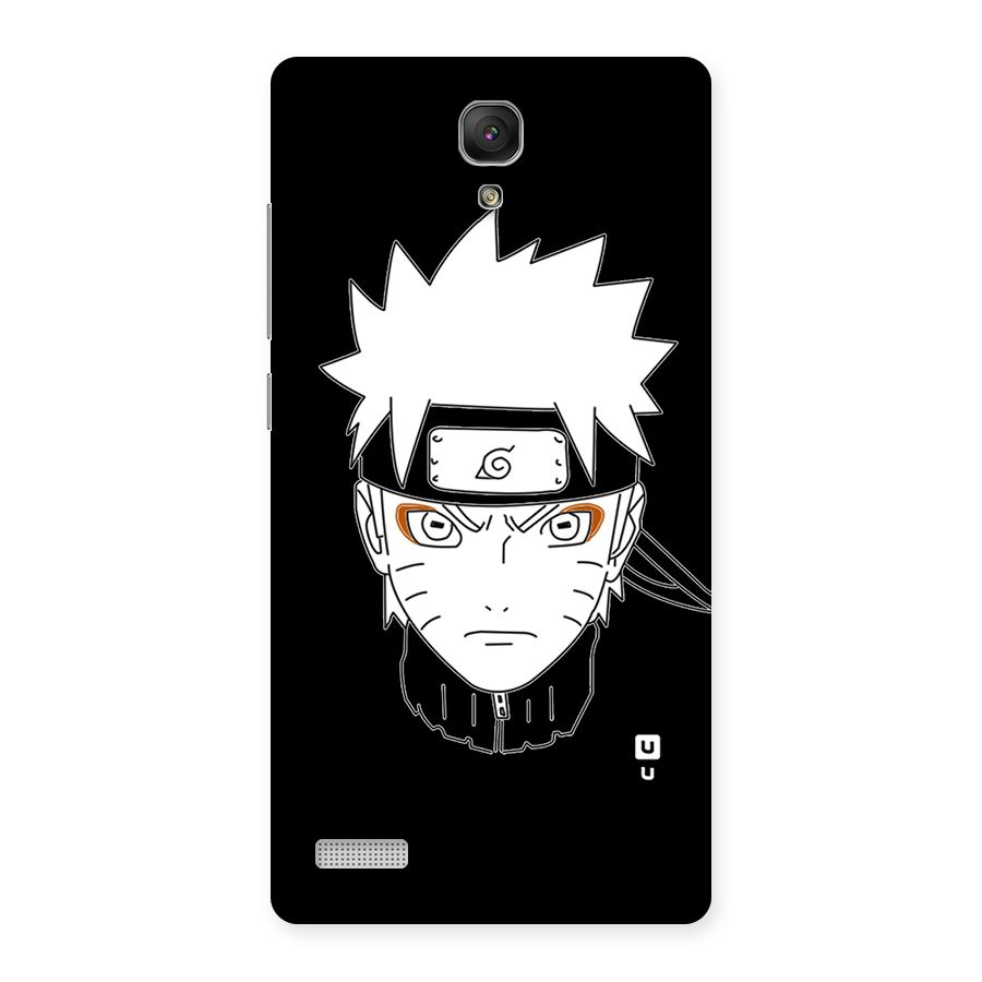 Naruto Black and White Art Back Case for Redmi Note Prime
