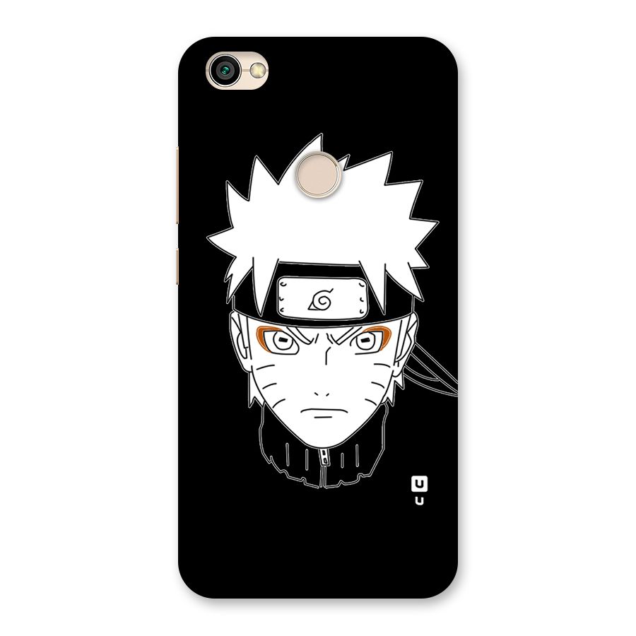 Naruto Black and White Art Back Case for Redmi Y1 2017