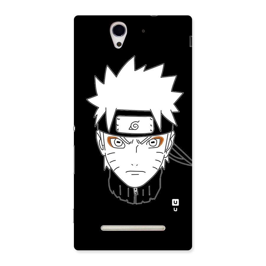 Naruto Black and White Art Back Case for Sony Xperia C3