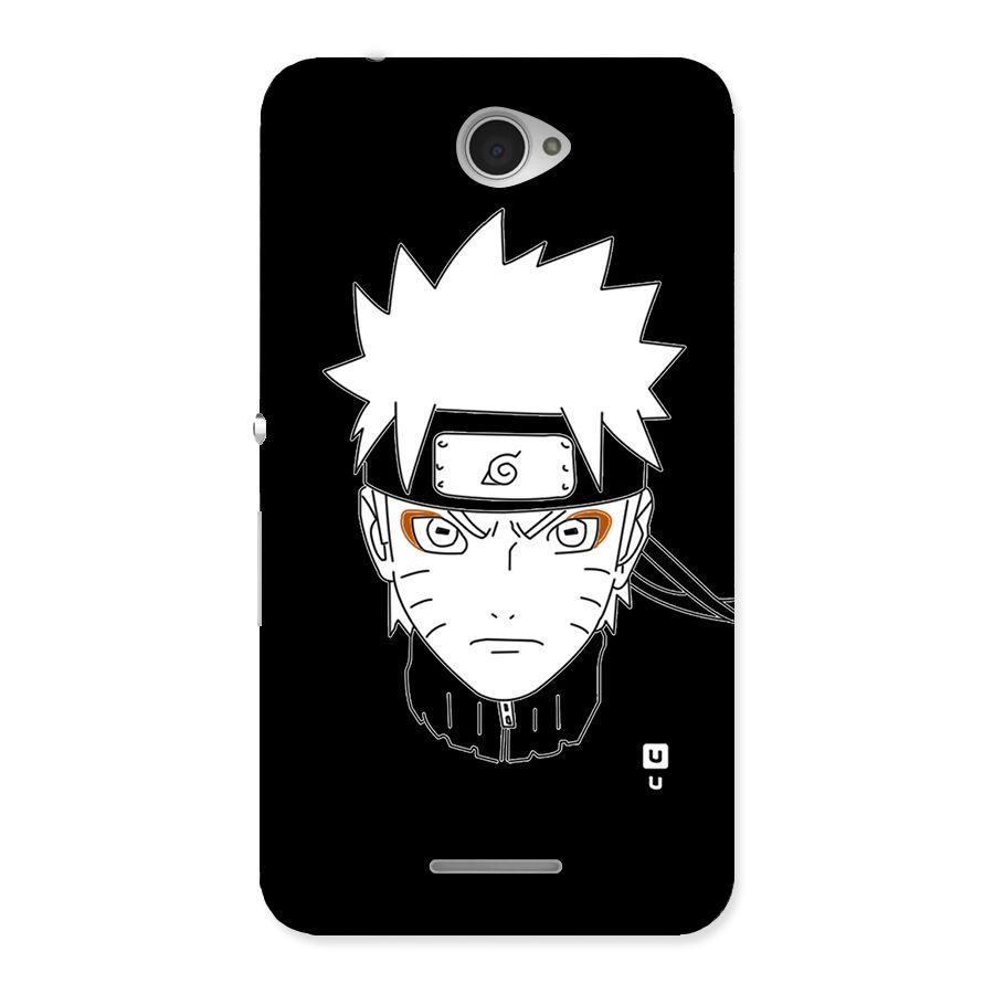 Naruto Black and White Art Back Case for Sony Xperia E4