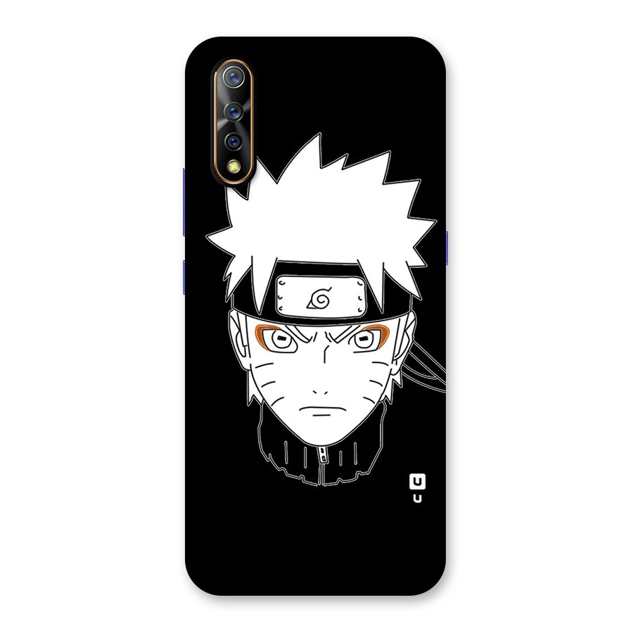 Naruto Black and White Art Back Case for Vivo S1