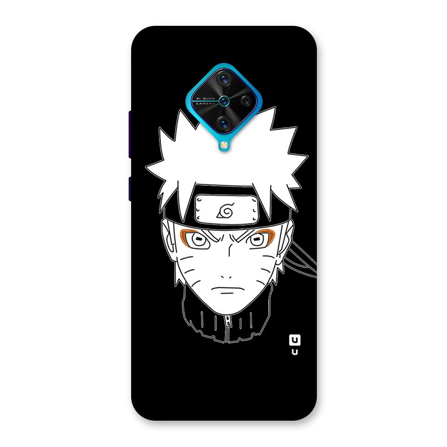 Naruto Black and White Art Back Case for Vivo S1 Pro