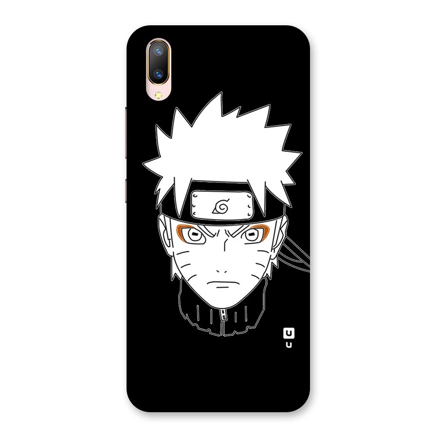 Naruto Black and White Art Back Case for Vivo V11 Pro