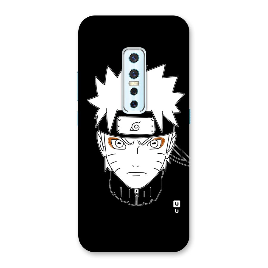 Naruto Black and White Art Back Case for Vivo V17 Pro
