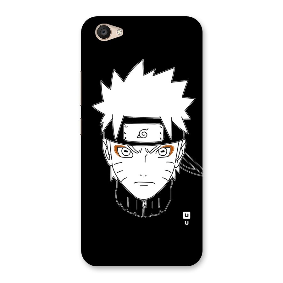 Naruto Black and White Art Back Case for Vivo V5 Plus
