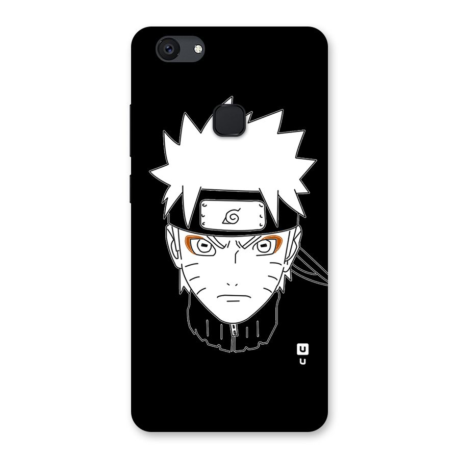 Naruto Black and White Art Back Case for Vivo V7 Plus
