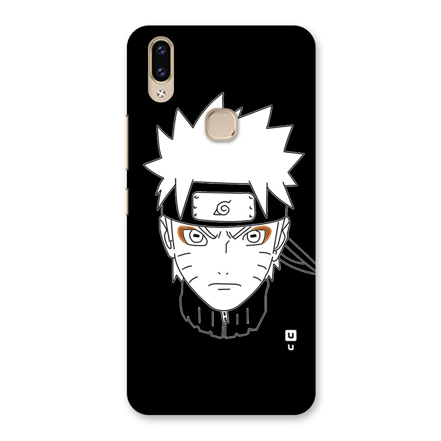 Naruto Black and White Art Back Case for Vivo V9 Youth