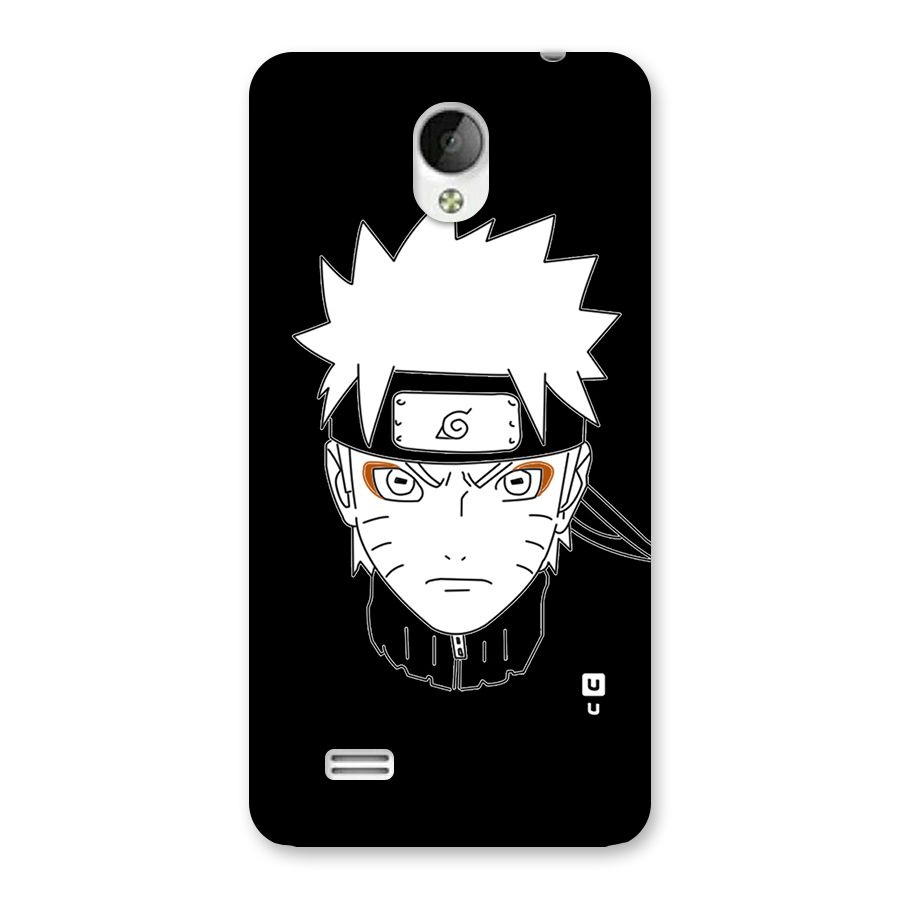 Naruto Black and White Art Back Case for Vivo Y21