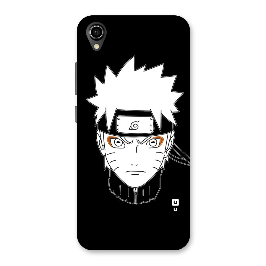 Naruto Black and White Art Back Case for Vivo Y90