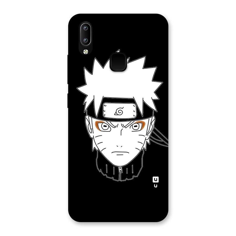 Naruto Black and White Art Back Case for Vivo Y93