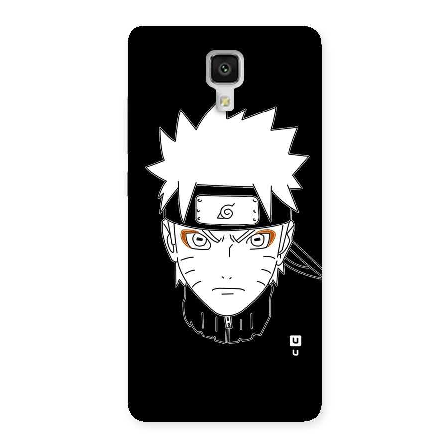 Naruto Black and White Art Back Case for Xiaomi Mi 4
