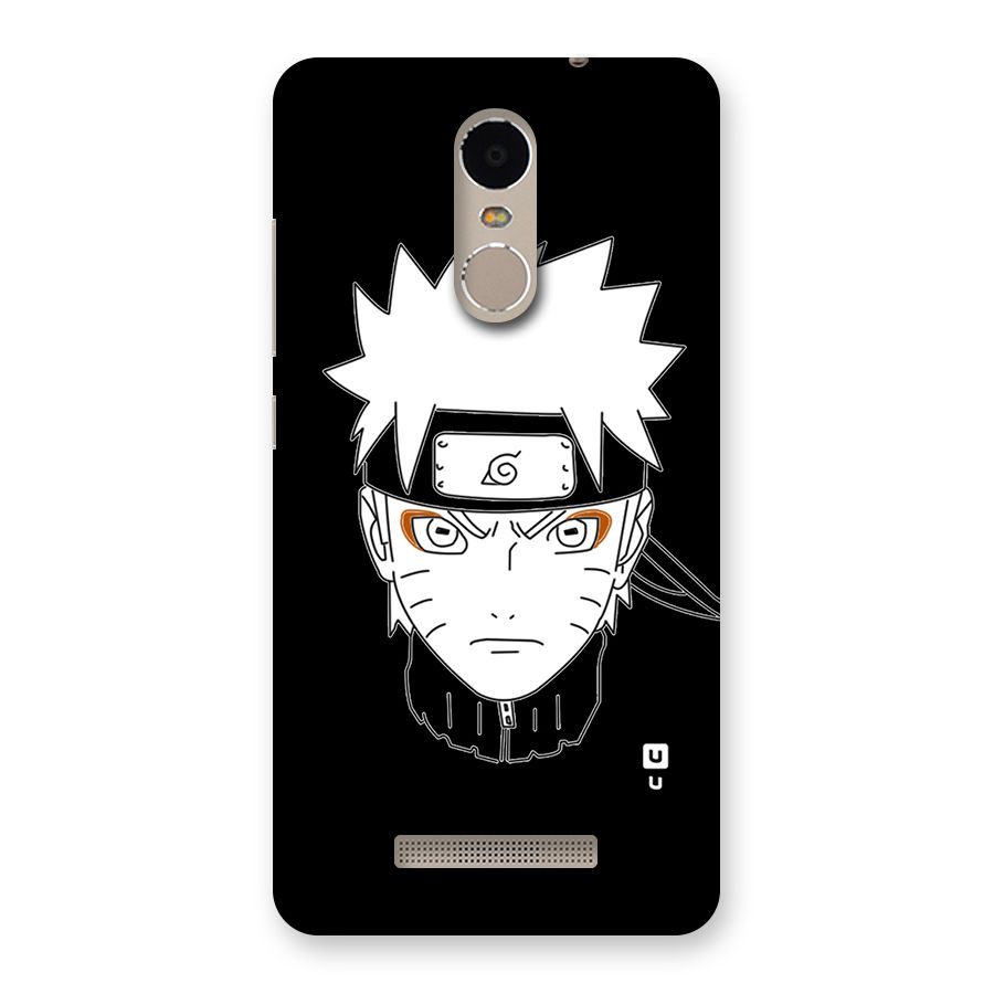 Naruto Black and White Art Back Case for Xiaomi Redmi Note 3