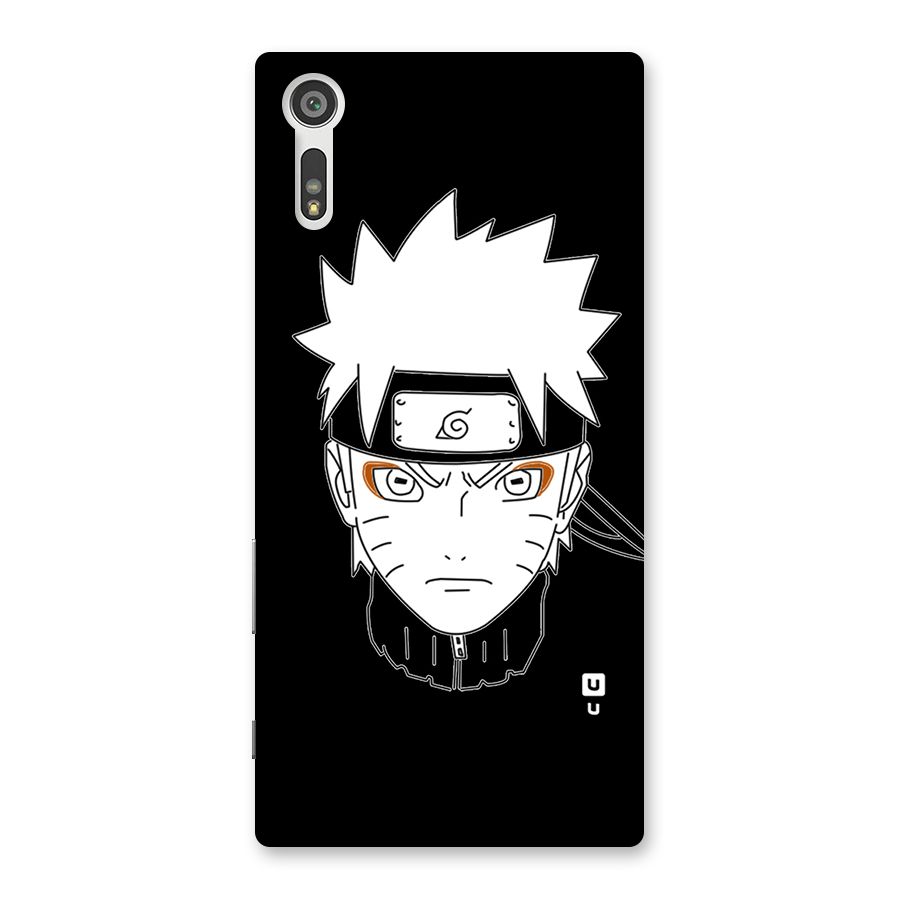 Naruto Black and White Art Back Case for Xperia XZ