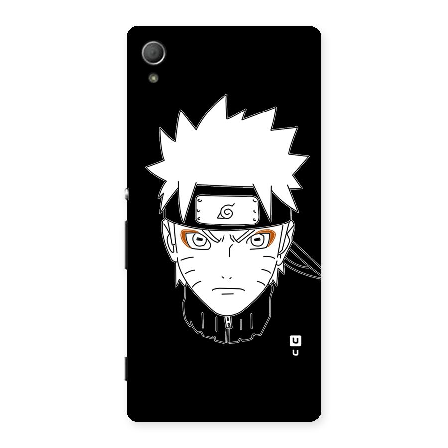 Naruto Black and White Art Back Case for Xperia Z4