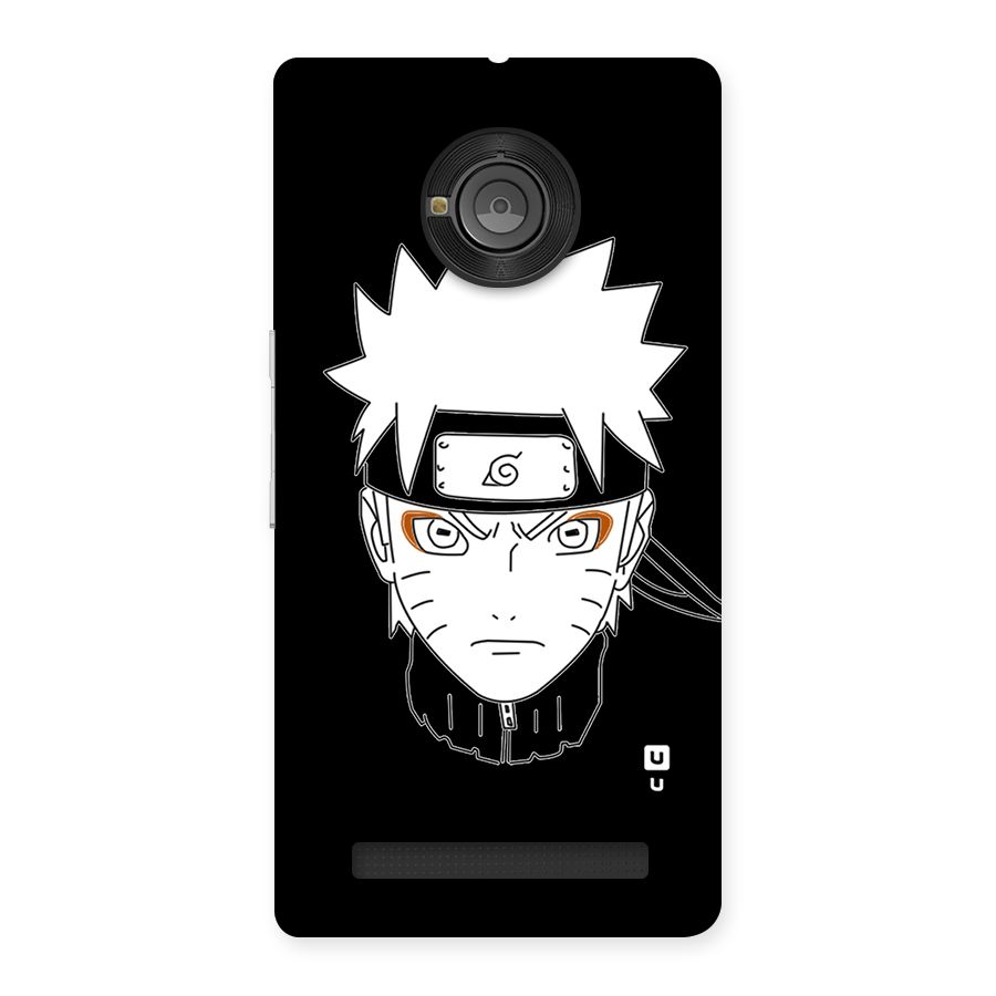 Naruto Black and White Art Back Case for Yu Yuphoria
