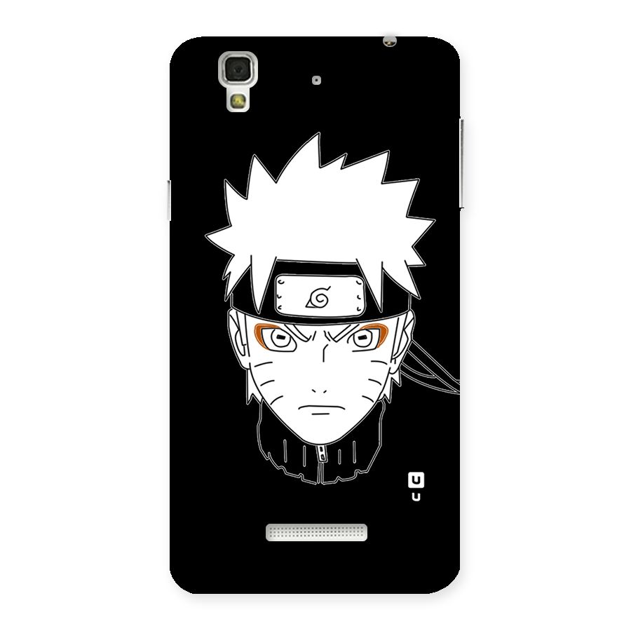 Naruto Black and White Art Back Case for Yu Yureka