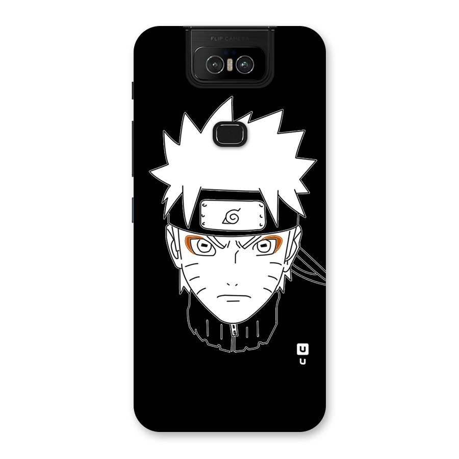 Naruto Black and White Art Back Case for Zenfone 6z